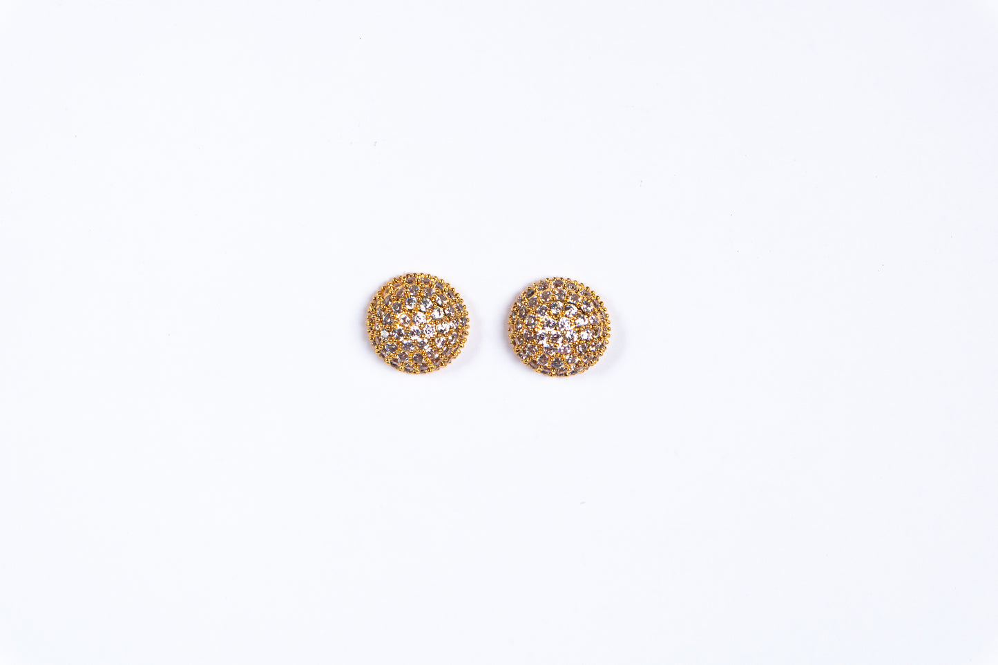 Lustrous Dome Pave Studs